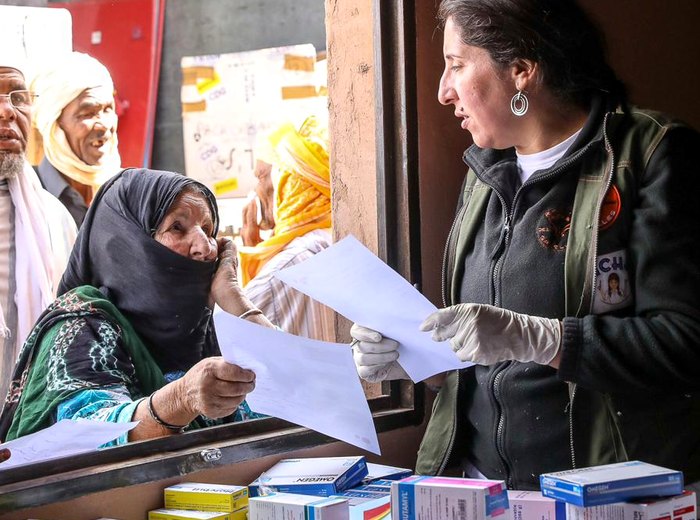 Consultation médicale gratuite lors de la caravane Cœur de Gazelles